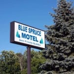 blue=spruce-sign