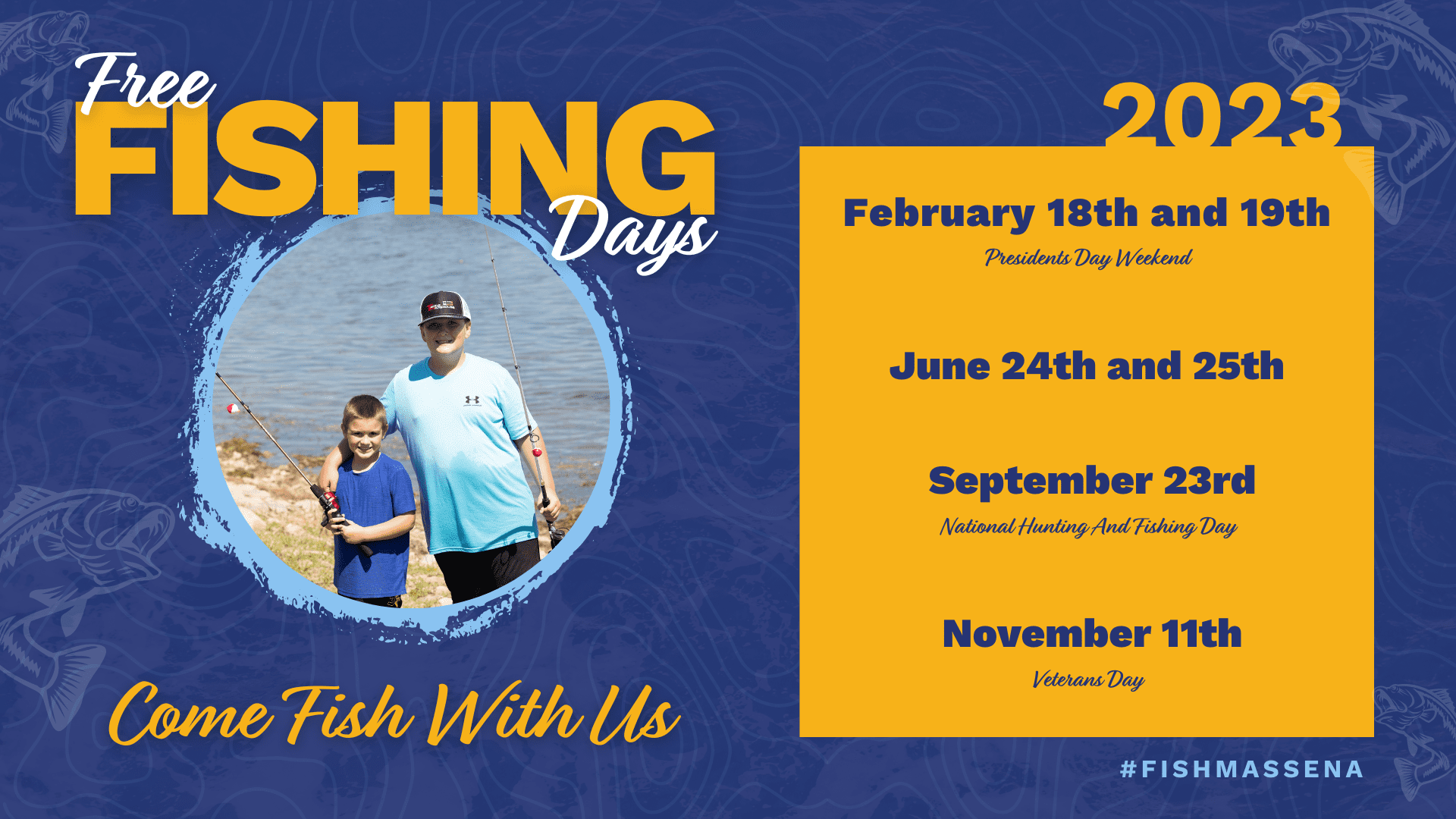 2023 NYS Free Fishing Days Explore Massena