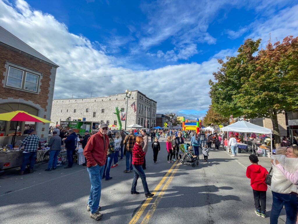 Fall Fest: Pumpkinpalooza - A Celebration of Fall Fun in Downtown Massena! 🎃🍂 Get ready to embrace the magic of autumn at Massena’s 2nd Annual Fall Fest: Pumpkinpalooza on Saturday, October 14th in the heart of downtown Massena! This family-friendly event is packed with exciting activities, delicious food, and plenty of entertainment for all ages. From 10 AM to 6 PM, the streets of Massena will come alive with the sights, sounds, and tastes of fall. 🍁 What to Expect at Fall Fest: Pumpkinpalooza: 1. Live Music & Entertainment: Throughout the day, enjoy a lineup of talented local musicians and performers who will be taking the stage to provide a lively atmosphere for festival-goers. Dance along or simply relax and soak in the fall vibes while enjoying the crisp autumn air. 2. Kids' Zone & Activities: The Kids’ Zone is sure to be a hit, with bounce houses, pumpkin painting, face painting, and a variety of fun activities to keep the little ones entertained all day long. 3. Local Vendors & Artisans: With over 50 vendors participating, there will be plenty of unique, handmade crafts, home goods, and local products to browse and buy. It’s the perfect opportunity to shop local and pick up some special finds for the season. 4. Food Trucks & Local Brews: Get your fill of delicious food from an array of food trucks offering everything from comfort classics to sweet treats. Don’t forget to grab a local brew or warm drink to enjoy as you wander through the festival! 5. Schine Theatre Haunted House: For those looking for a thrill, check out the Schine Theatre Haunted House. Get ready to be spooked and enjoy a Halloween-themed experience that’s sure to delight both kids and adults. 6. Fireworks to End the Night: Stick around for a spectacular fireworks display to close out the festivities, lighting up the night sky over downtown Massena. 🎉 Community Spirit & Free Admission: Fall Fest: Pumpkinpalooza is all about community spirit and celebrating the season together. The best part? Admission is free, so bring your family, friends, and neighbors for a full day of fun! This year’s event is shaping up to be bigger and better than ever, and we can’t wait to see you there. Whether you’re enjoying the live music, indulging in tasty food, or exploring the local vendors, there’s something for everyone at Pumpkinpalooza! Be sure to mark your calendars for October 14th and join us for an unforgettable day of fall festivities in downtown Massena. 🍂🎃 #ExploreMassena #FallFest #Pumpkinpalooza #MassenaEvents #FamilyFun #SupportLocal 2/2