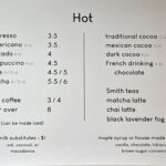 Esthers Coffee House Menu