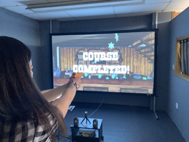 Virtual Precision Laser Shooting Range