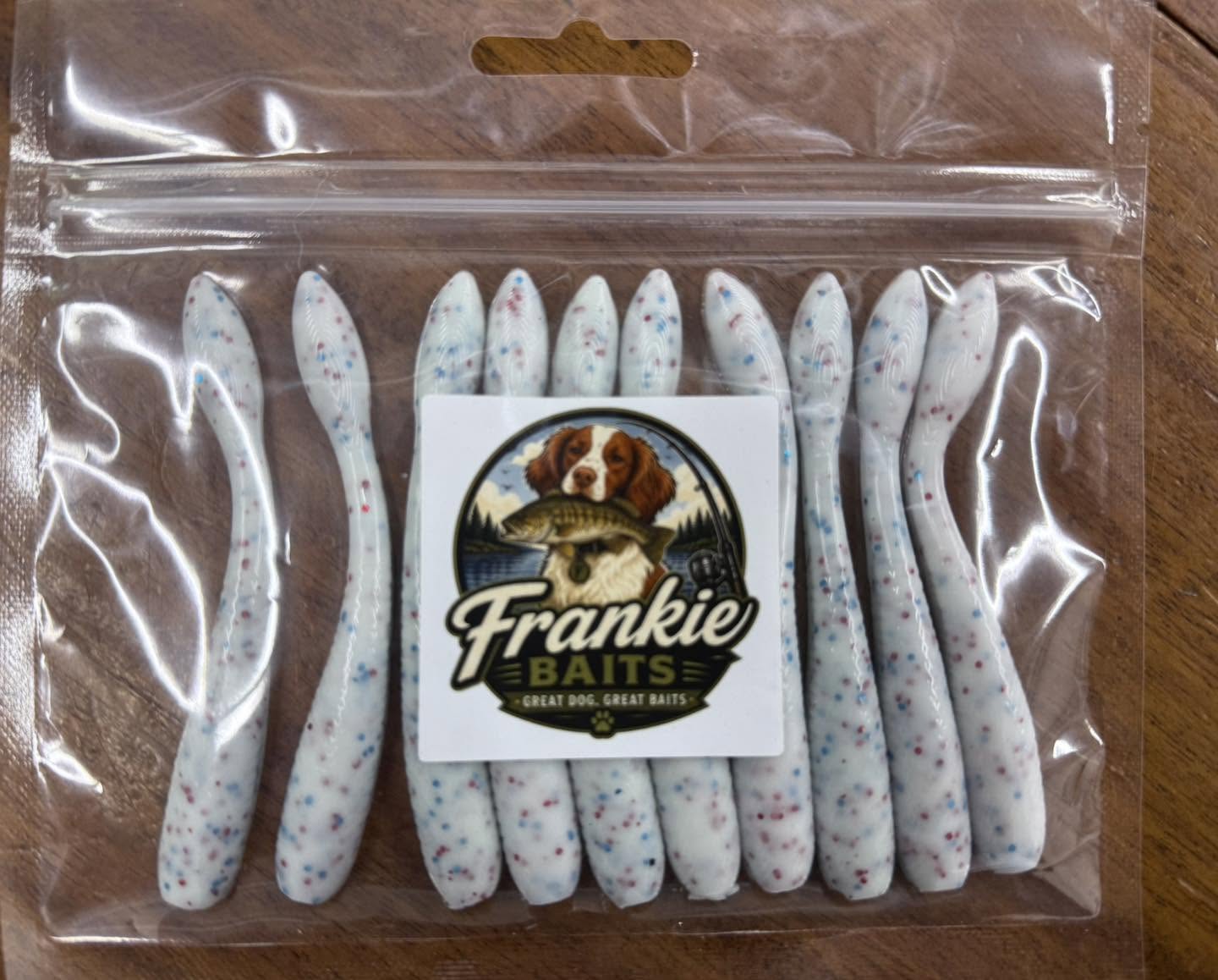 Frankie Baits from St. Lawrence Tackle Company.